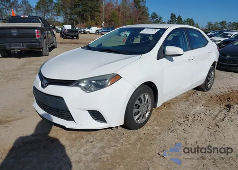 2016 Toyota Corolla L z USA, uszkodzony, nr VIN 2T1BURHE6GC735115